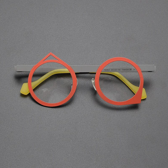 Noor Retro Titanium Glasses Frame