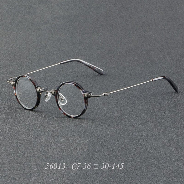 Orita Small Punk Round Glasses Frame