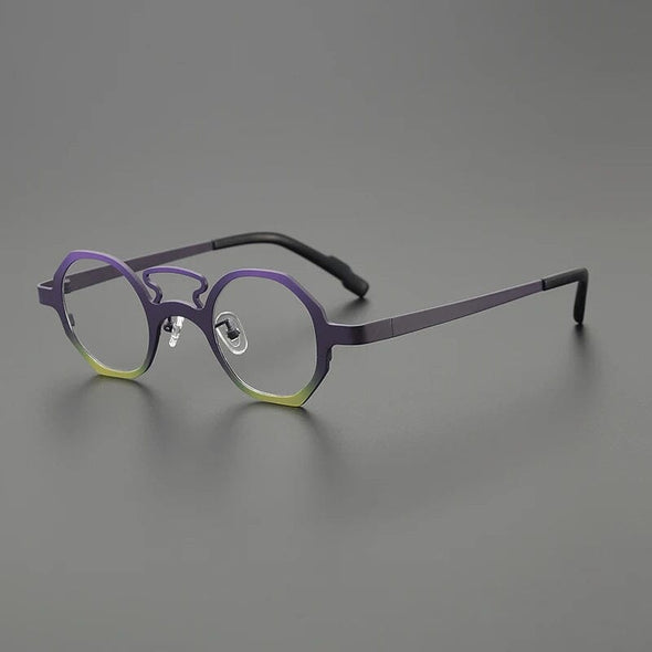 Rich Retro Titanium Optical Glasses Frame