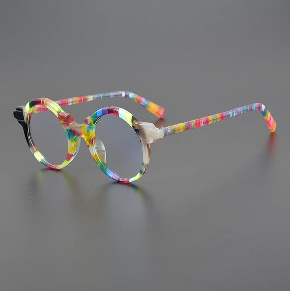 Talon Acetate Round Eyeglasses Frames