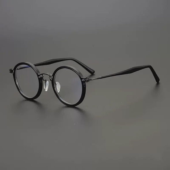 Tate Vintage Round Acetate Glasses Frame