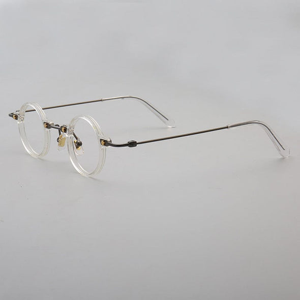 Tatsuo Retro Small Round Acetate Eyeglasses