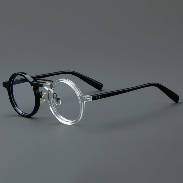 Van Retro Round Acetate Glasses Frame