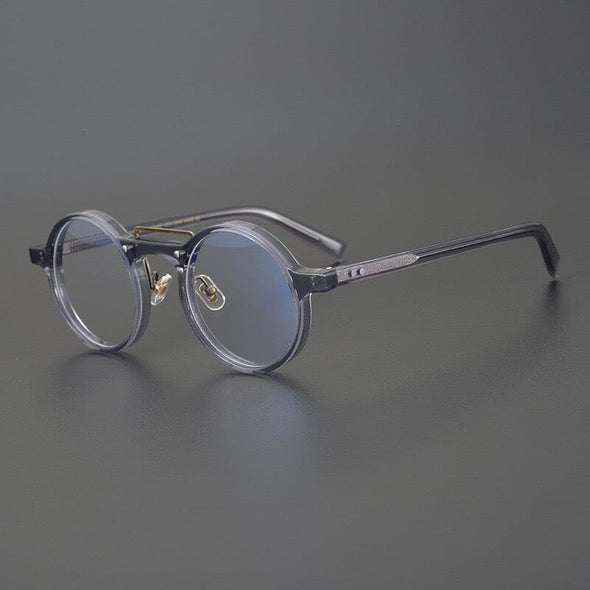 Van Vintage Round Acetate Optical Glasses Frame
