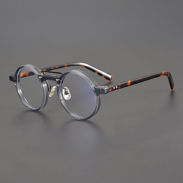 Van Vintage Round Acetate Optical Glasses Frame