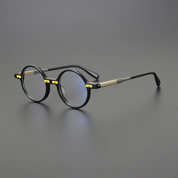 Varek Vintage Round Acetate Glasses Frame