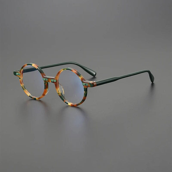 Varek Vintage Round Acetate Glasses Frame