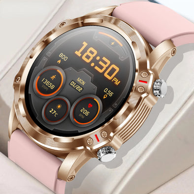 NEKTOM 1.32'' Full Touch Screen Answer Dial Call Sports Smartwatch CF89