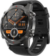 NEKTOM DM52 Military Rugged Outdoor Smartwatch Health Fitness Tracker