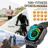 NEKTOM K61 Military Fitness Tracker with Heart Rate Waterproof Smartwatch