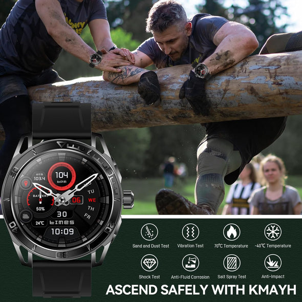 NEKTOM HD30 Military Smart Watch Outdoor Tactical Fitness Tracker