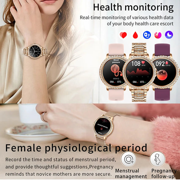 NEKTOM I58 Screen Blood Oxygen Fashion Ladies Bracelet Smartwatch