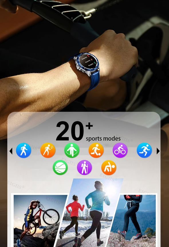 NEKTOM Bluetooth Call Smart Watch Waterproof Heart Rate Blood Oxygen NX1