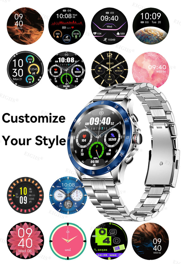 NEKTOM Bluetooth Call Smart Watch Waterproof Heart Rate Blood Oxygen NX1