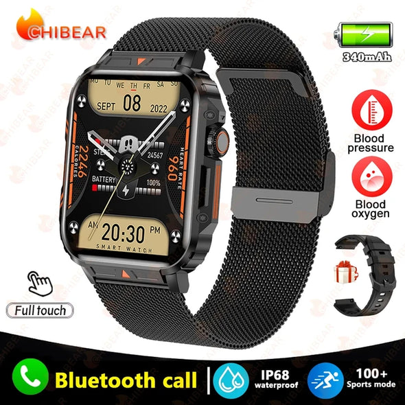 NEKTOM Military GPS Track Weather AI Voice Waterproof SmartWatch  L81