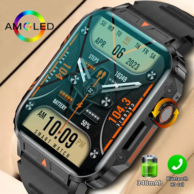 NEKTOM Military GPS Track Weather AI Voice Waterproof SmartWatch  L81