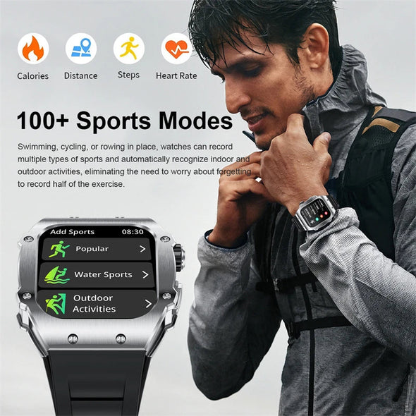 NEKTOM NEW Bluetooth Talk Waterproof Smartwatch AK65