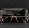 Nektom - Men's Vintage Steampunk Retro Metal Square Sunglasses